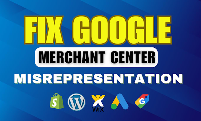 Gig Preview - Fix google merchant center misrepresentation