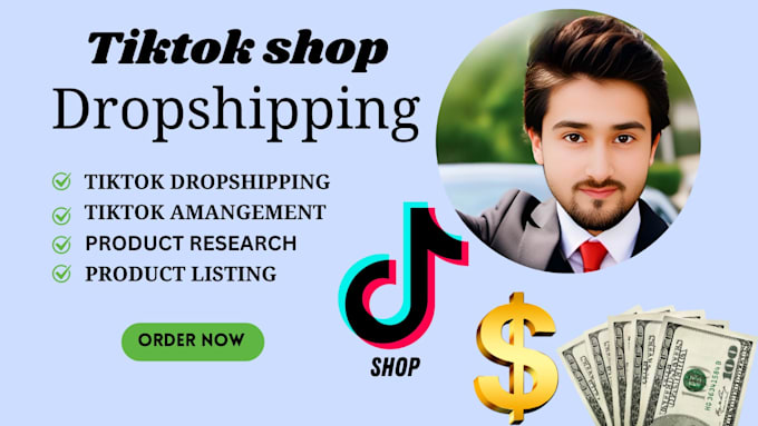 Gig Preview - Setup tiktok dropshipping shop, tiktok shop setup