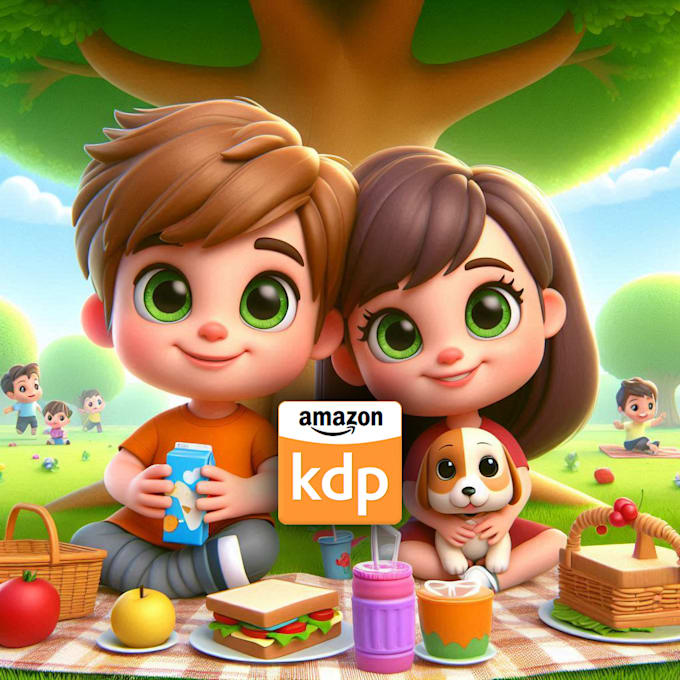 Bestseller - illustrate children story book illustration KDP children story book illustration