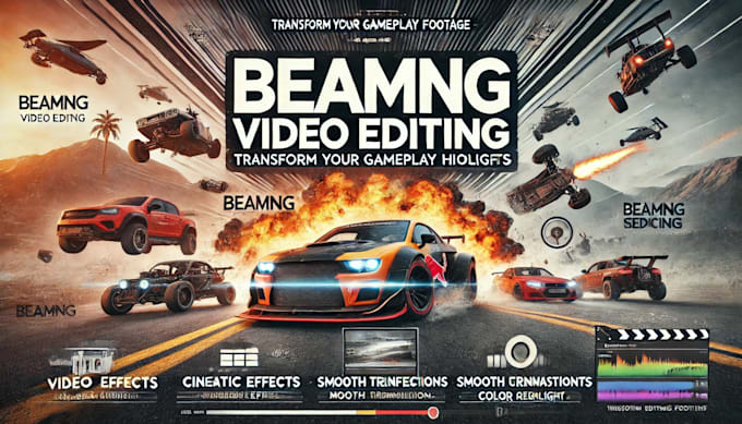 Gig Preview - Create viral beamng drive video for youtube, fb, tiktok channels