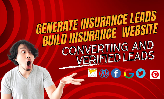 Gig Preview - Generate insurance leads build insurance website