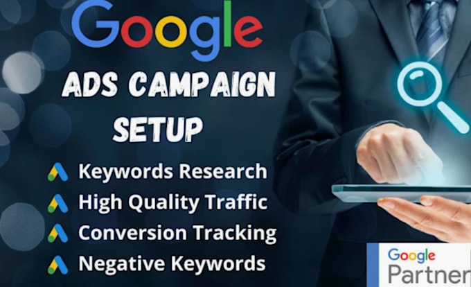 Gig Preview - Setup manage your google ads PPC campaigns for great impact