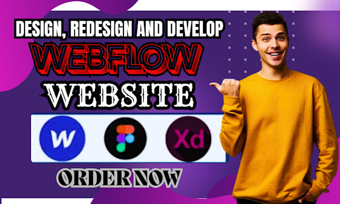 Gig Preview - Design webflow website development figma to webflow 3d webflow webflow expert