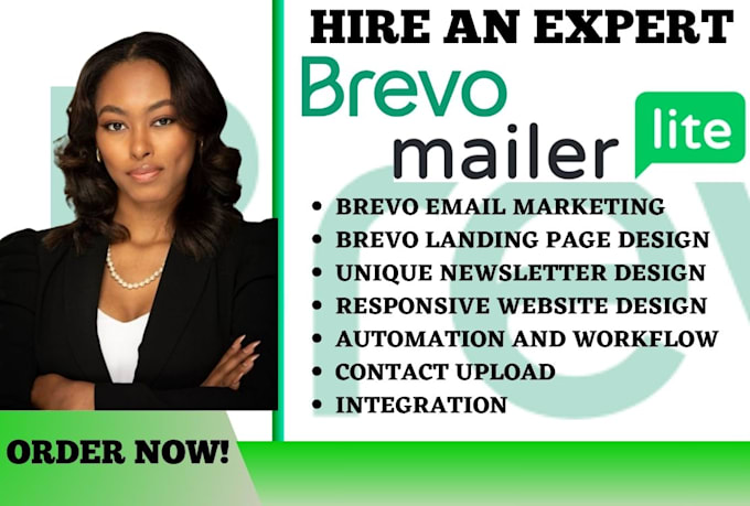 Gig Preview - Setup bravo automation brevo forms landingpage newsletter mailerlite campaign