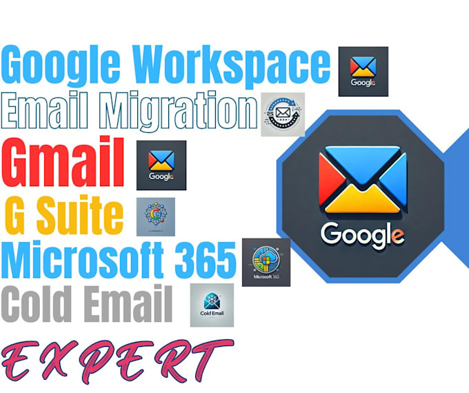 Gig Preview - Setup google workspace email migration gmail g suite, microsoft 365 cold email