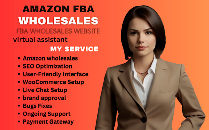 Gig Preview - Amazon fba wholesale website virtual assistant amazon store online arbitrage