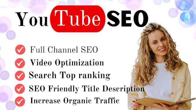 Bestseller - be your youtube channel SEO doing and your channel top ranking