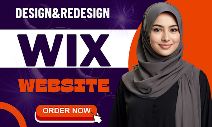 Gig Preview - Wix website redesign wix website design, wix website development wix website