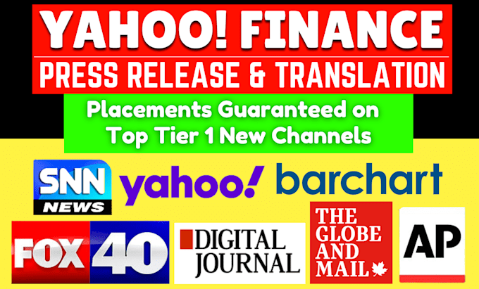 Gig Preview - Yahoo press release yahoo finance press release, pr distribution, crypto release