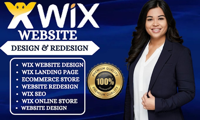 Gig Preview - Design and redesign wix website, redesign wix website, wix website design, wix