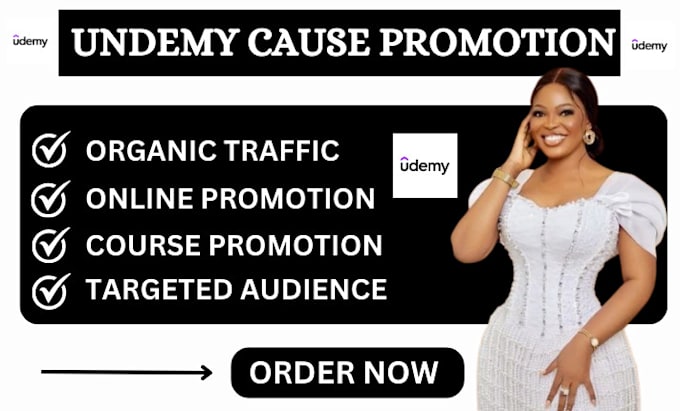 Gig Preview - Advertise your udemy course to boost enrollments and reach targeted audience