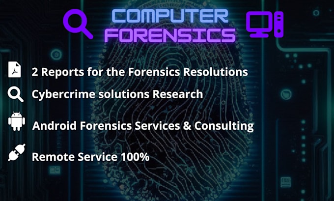 Gig Preview - Digital forensics cybercrime solutions android forensics