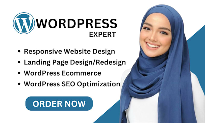 Gig Preview - Build modern responsive wordpress website design and wordpress website