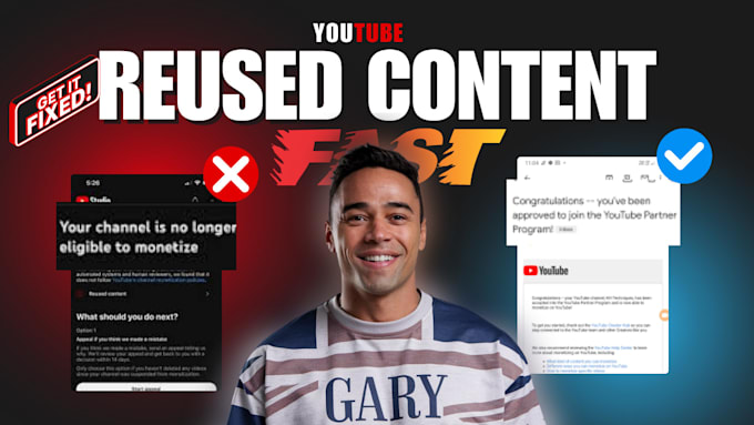 Gig Preview - Fix reused content and monetization issue on youtube