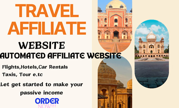 Gig Preview - Do affiliate program travel affiliate website affiliate marketing