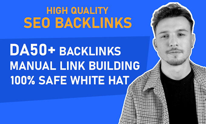 Gig Preview - Seo backlinks high quality dofollow high da authority link building service