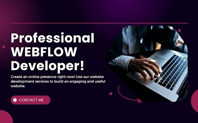 Gig Preview - Develop professional webflow website, custom website