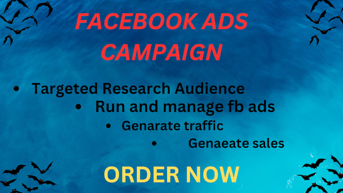 Gig Preview - Run facebook ads campaign