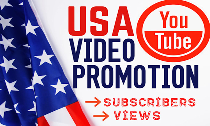 Gig Preview - Do USA youtube video promotion to boost your channel growth