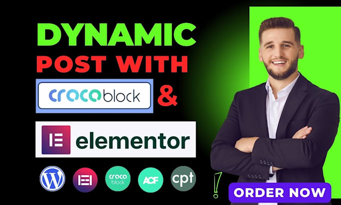 Gig Preview - Create dynamic post with acf cpt crocoblock and   elementor pro