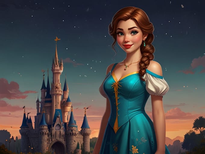 Bestseller - draw your portrait or charater in disney style