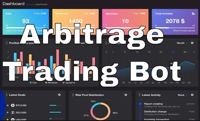 Gig Preview - Do arbitrage bot, crypto trading bot, hft bot, binance API, forex bot, websocket