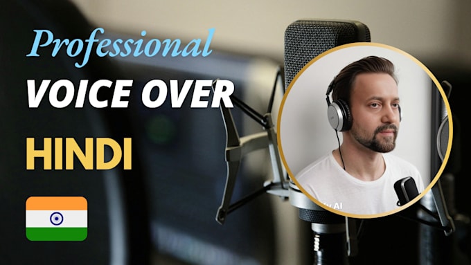 Gig Preview - Do a deep authoritative convincing professional hindi voice over