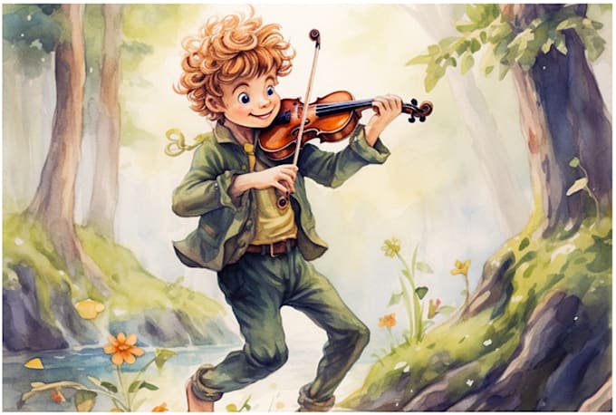 Bestseller - paint children story book illustration watercolor