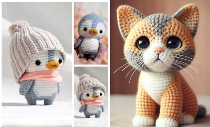 Gig Preview - Do crochet amigurumi, crochet pattern, knitting, etsy, patterns illustrations