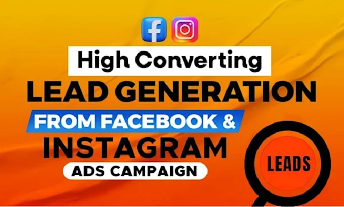 Bestseller - generate leads with facebook ads and instagram ads campaign