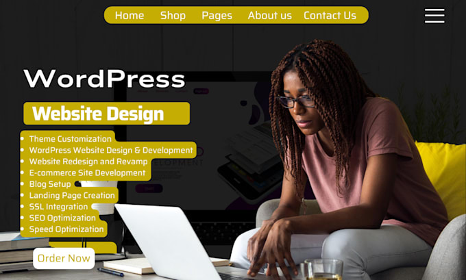 Gig Preview - Wordpress website design, create wordpress website, figma to wordpress website