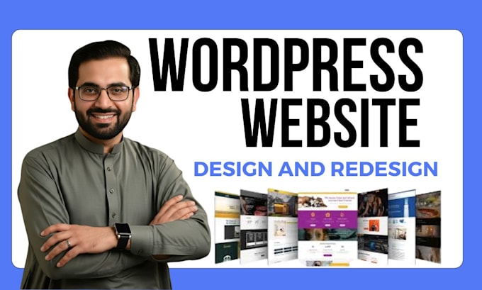 Gig Preview - Create wordpress website design with elementor pro wordpress website design