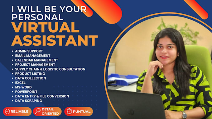 Gig Preview - Be your personal virtual assistant