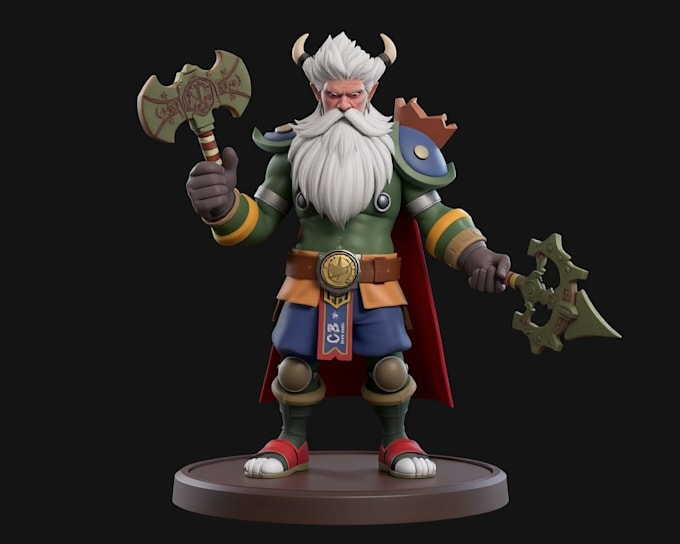 Gig Preview - Sculpt 3d model for 3d game asset, 3d model for 3d printing, 3d game character