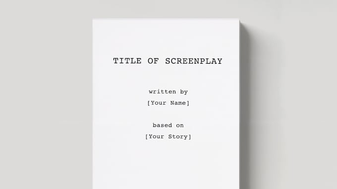 Gig Preview - Help you write a script that you want to make