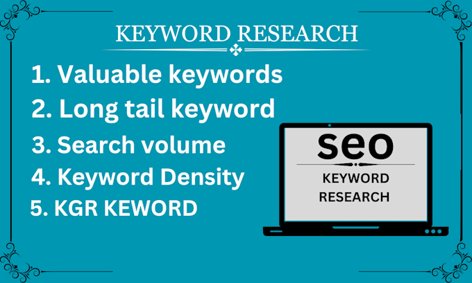 Gig Preview - Conduct a keyword research report with competitor analysis