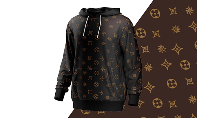 Gig Preview - Make seamless pattern for shoes hoodies t shirt and mockup