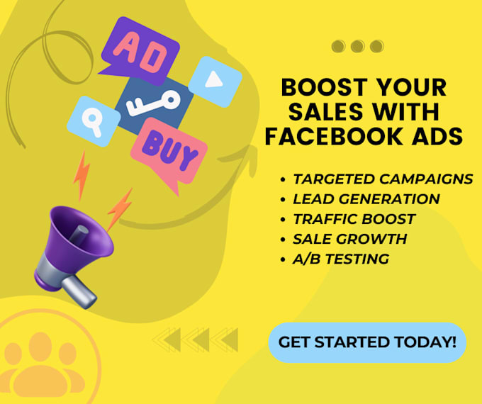 Gig Preview - Drive sales and leads with targeted facebook ad campaigns