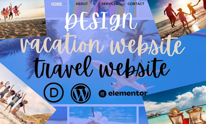 Gig Preview - Design vacation rental website, lodgify website, airbnb, travel booking website