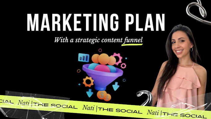 Gig Preview - Create a marketing plan with a strategic content funnel