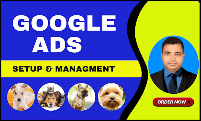 Gig Preview - Run google ads for pet supplies, stores, training, care grooming local business