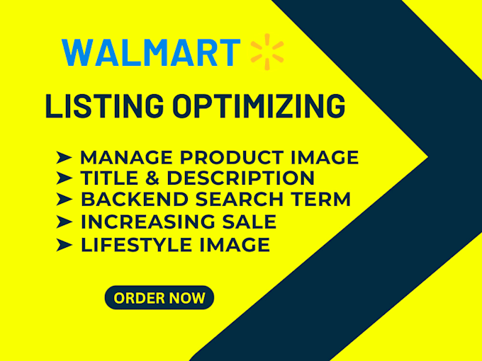 Gig Preview - Do professional walmart product listings to boost sales