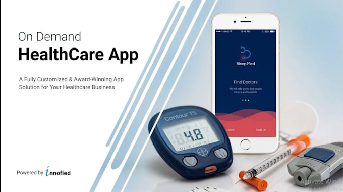 Gig Preview - Develop a health care, wellness and fitness app with website