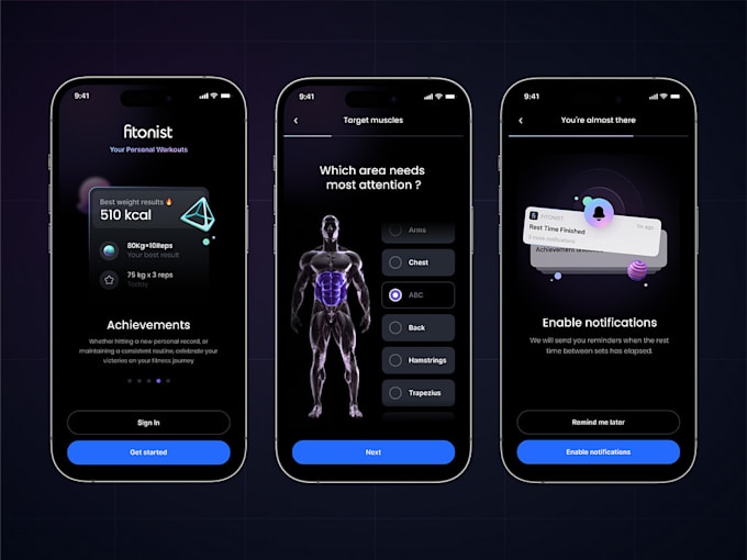 Gig Preview - Build ai fitness app, health care, ai workout app, gym app