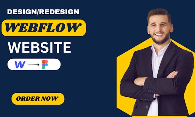 Gig Preview - Design webflow landing page webflow website figma to webflow webflow animation