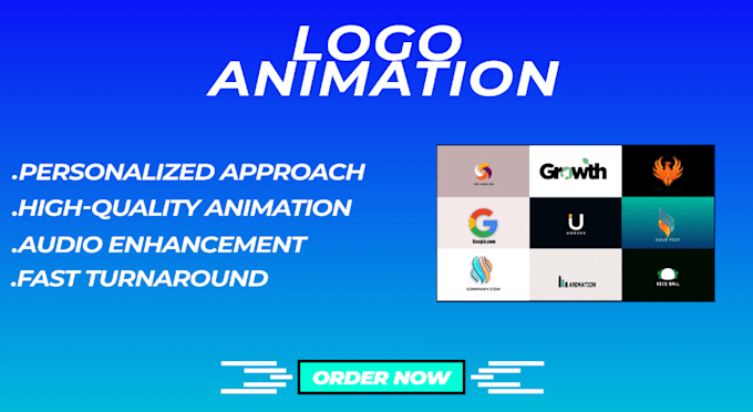 Gig Preview - Create a unique custom logo animation and intro