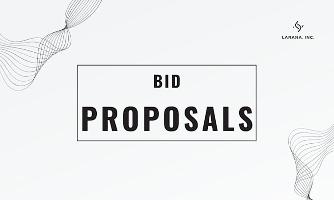 Gig Preview - Do rfi and bid proposal