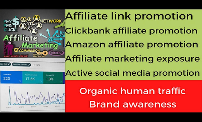 Gig Preview - Usa affiliate sign up link promotion clickbank affiliate link ads marketing