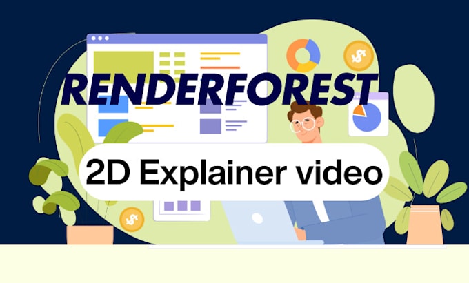 Gig Preview - Design a custom logo and 2d animated video using renderforest