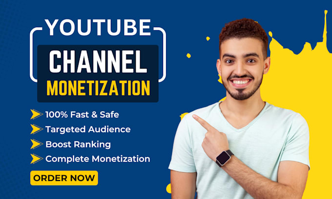 Gig Preview - Do organic youtube video and channel promotion with monetization